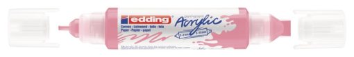 Akrilni marker E-5400 double-liner sa dva vrha nežno roze Edding - Image 2