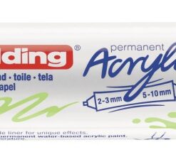 Akrilni marker E-5400 double-liner sa dva vrha pastelno zelena Edding