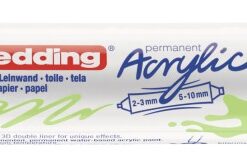 Alternative view of Akrilni marker E-5400 double-liner sa dva vrha pastelno zelena Edding