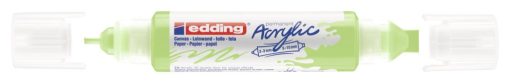 Akrilni marker E-5400 double-liner sa dva vrha pastelno zelena Edding - Image 2