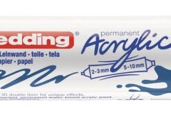 Alternative view of Akrilni marker E-5400 double-liner sa dva vrha plava Edding