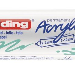 Akrilni marker E-5400 double-liner sa dva vrha tirkiz Edding