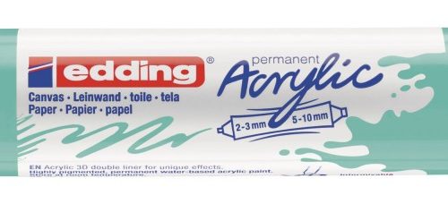 Akrilni marker E-5400 double-liner sa dva vrha tirkiz Edding