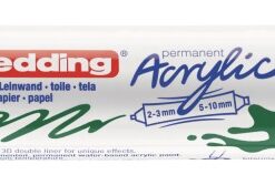 Alternative view of Akrilni marker E-5400 double-liner sa dva vrha zelena Edding
