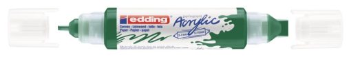 Akrilni marker E-5400 double-liner sa dva vrha zelena Edding - Image 2
