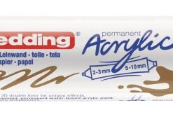 Alternative view of Akrilni marker E-5400 double-liner sa dva vrha zlatna Edding