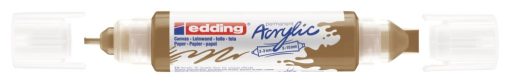 Akrilni marker E-5400 double-liner sa dva vrha zlatna Edding - Image 2
