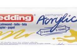 Alternative view of Akrilni marker E-5400 double-liner sa dva vrha žuta Edding