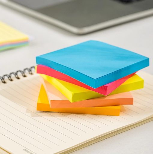STICKY NOTES kocka 400lista 76x76mm Bright colors EA044, Deli - Image 3