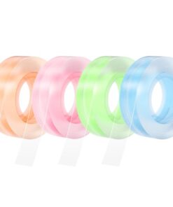 PAKET Selotejp 12mm x 28m Neon Clear 1/12 EA690, Deli