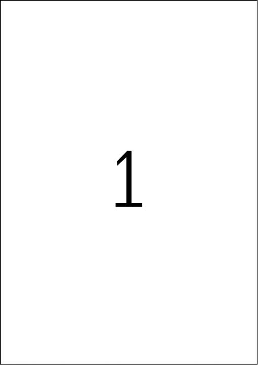Etikete SIGNAL vodootporne,  210x297 A4 1/25 žuta Herma - Image 2