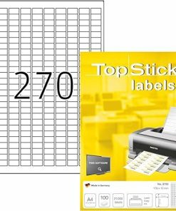 Etikete TOPSTICK 17,8X10 A4/270 1/100 Herma