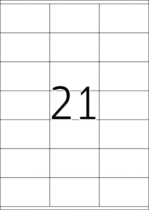 Etikete TOPSTICK 70X41 A4/21 1/100 Herma - Image 2