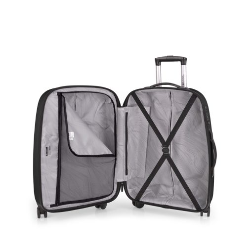 Kofer srednji PROŠIRIVI 48x67x27/30,5 cm  ABS 70/79l-3,8 kg Paradise XP crna Gabol - Image 4