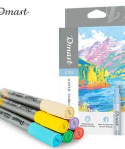 SET Pastelnih Markera 1/6 na vodenoj bazi EC351 Dmast Pebeo Art Acrylic Marker, Deli