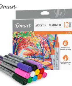 SET Markera 1/12 na vodenoj bazi EC352 Dmast Pebeo Art Acrylic Marker, Deli