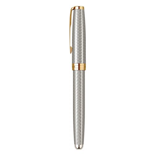 Roler olovka Parker Royal Sonet Silver Fougere GT - Image 4