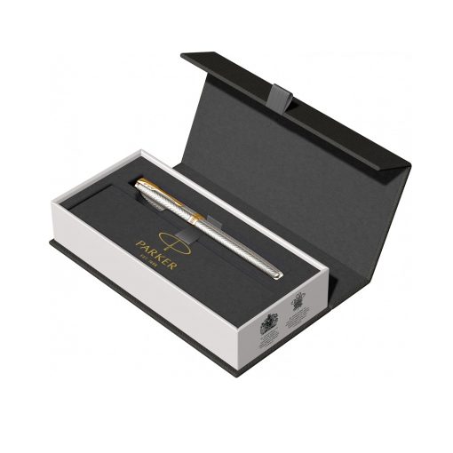 Roler olovka Parker Royal Sonet Silver Fougere GT - Image 6