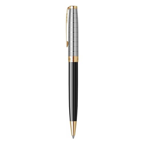 Hemijska olovka Parker Royal Sonet Metal Black GT - Image 2