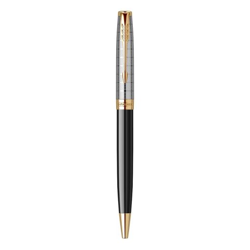 Hemijska olovka Parker Royal Sonet Metal Black GT - Image 3