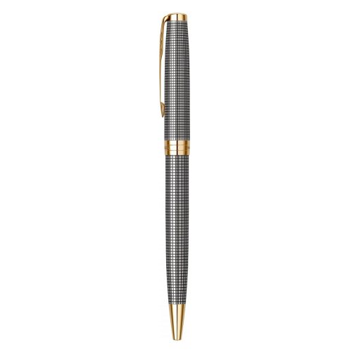 Hemijska olovka Parker Royal Sonet Silver Chisel GT - Image 4