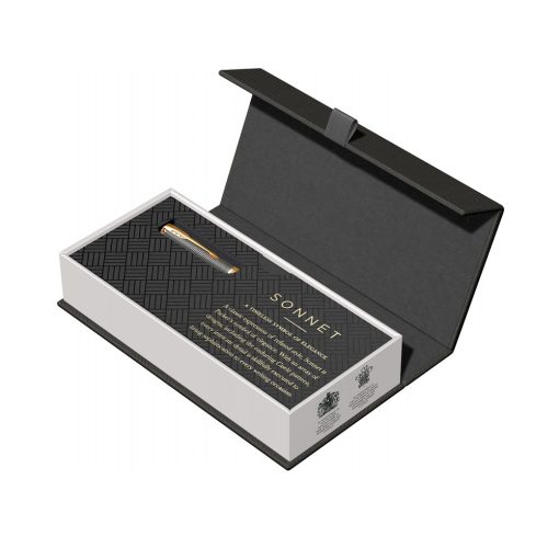 Hemijska olovka Parker Royal Sonet Silver Chisel GT - Image 6