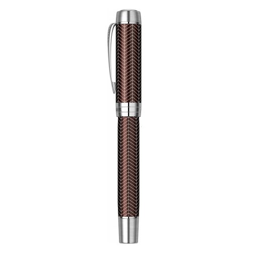 Nalivpero Parker Royal Duofold Prestige Burgundy Chevron M - Image 4