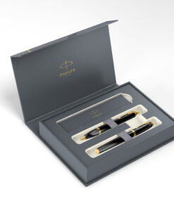 Parker poklon SET Royal IM Black GT - Hemijska olovka + Nalivpero