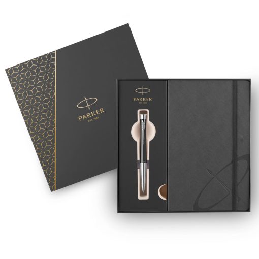 Parker poklon SET Royal Urban Black CT - Hemijska olovka + Notes