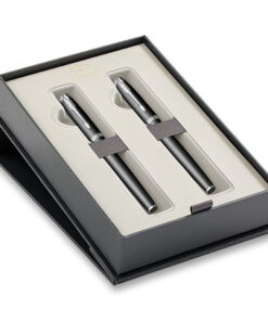 Parker poklon SET Royal IM Black Mat CT - Nalivpero + Roler