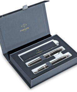Parker poklon SET Royal IM Black CT - Hemijska olovka + Roler