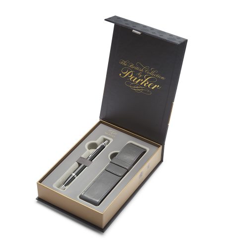 Parker poklon SET Royal Im Black MAT CT - Hemijska olovka + Futrola
