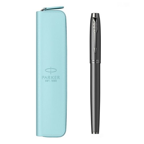 Parker poklon set IM Titanium Roler + futrola