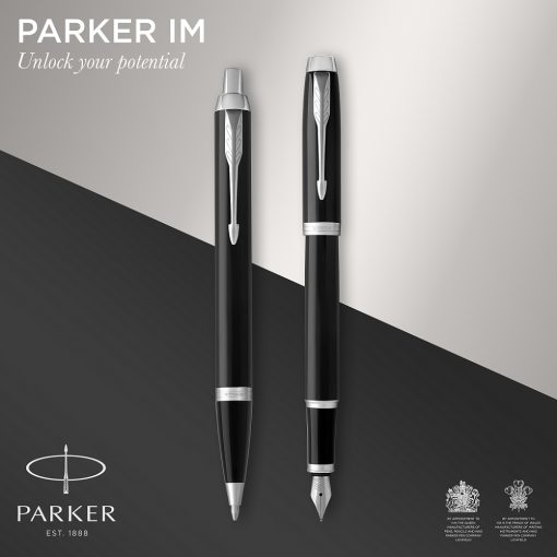 Parker poklon SET IM Black CT - Hemijska olovka + Nalivpero - Image 2