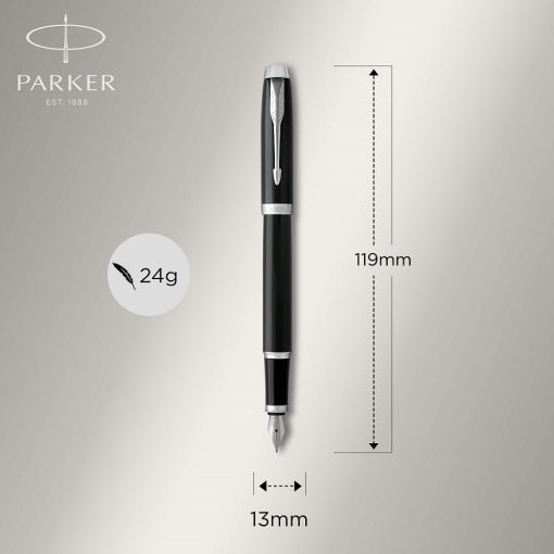 Parker poklon SET IM Black CT - Hemijska olovka + Nalivpero - Image 6