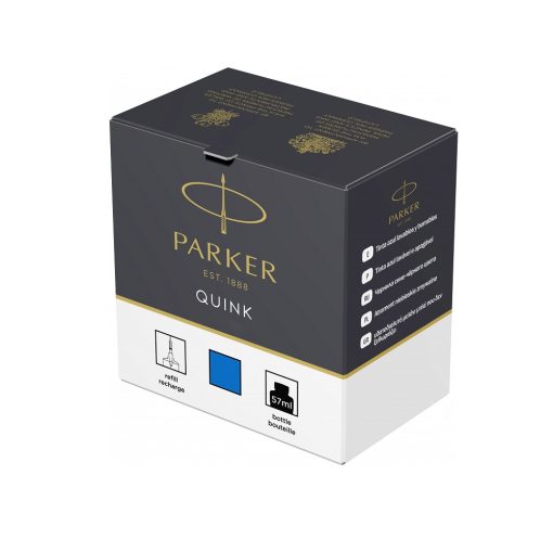 Mastilo za nalivpero Parker Royal Quink Blue Permanent - Image 2