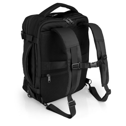 Ranac putni sa 3 odeljka 30x40x20/24 cm 24/28,8l - 1kg Canada crna Gabol - Image 6