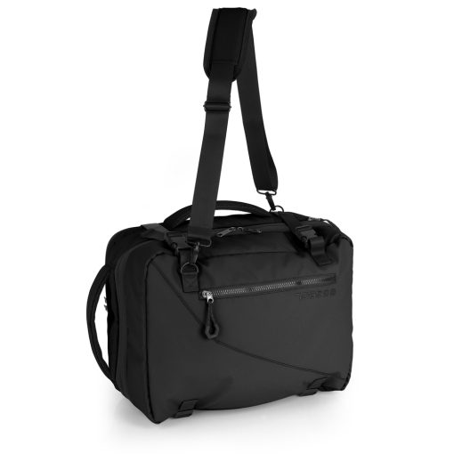 Ranac putni sa 3 odeljka 30x40x20/24 cm 24/28,8l - 1kg Canada crna Gabol - Image 7