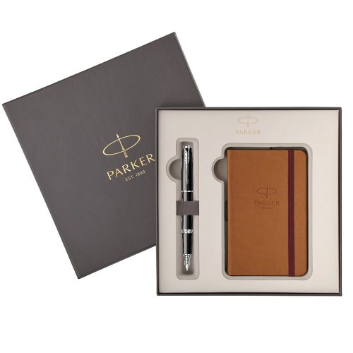 Parker poklon SET Royal Urban Black CT - Nalivpero + Notes