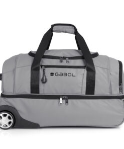Torba putna sa točkićima 2 odeljka 55x32x29 cm  51l/2,2 kg Canada siva Gabol