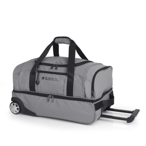 Torba putna sa točkićima 2 odeljka 55x32x29 cm  51l/2,2 kg Canada siva Gabol - Slika 7