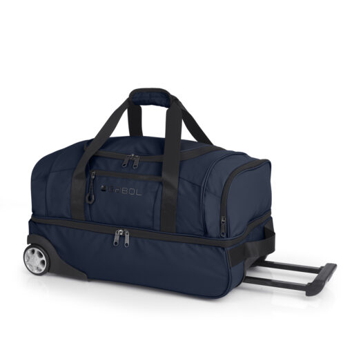 Torba putna sa točkićima 2 odeljka 55x32x29 cm  51l/2,2 kg Canada tamno plava Gabol - Slika 7