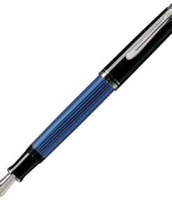 Nalivpero Souveran M405 (M)+kožna bela futrola+poklon kutija G30 Pelikan 932822 plavo-crno