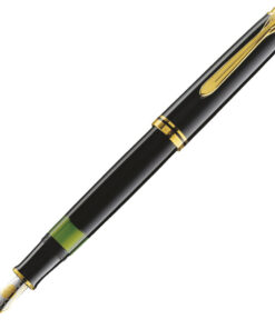Nalivpero Souveran M800 (M)+kožna bela futrola+poklon kutija G30 Pelikan 995571 crno