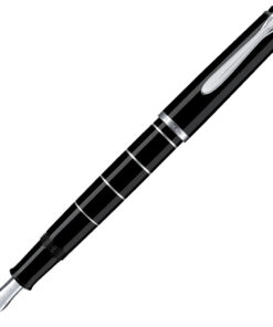 Nalivpero Classic M215 (M)+kožna bela futrola+poklon kutija G30 Rings Pelikan 948281 crno