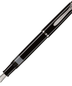 Nalivpero Classic M205 (M)+kožna bela futrola+poklon kutija G30 Pelikan 971986 crno