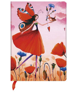 Notes tvrdi povez 12x17cm-midi linije 88L s gumicom Poppy Field Paperblanks PB3322-6!!
