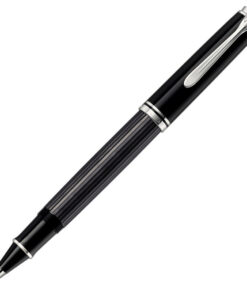 Roler Souveran R805+kožna bela futrola+poklon kutija G30 Stresemann Pelikan 957498 sivo-crni