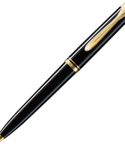 Olovka hemijska Souveran K600+kožna bela futrola+poklon kutija G30 Pelikan 980193 crna
