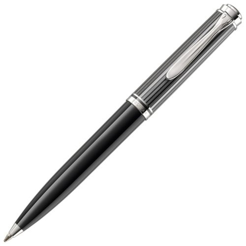 Olovka hemijska Souveran K605+poklon kutija G30 Strasemann Pelikan 813648 sivo-crna
